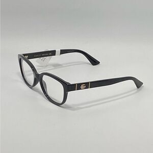 Gucci Eyewear double G oval-frame glasses